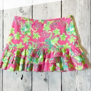 Lilly Skirt In Rock A Monkey Hula Print.
